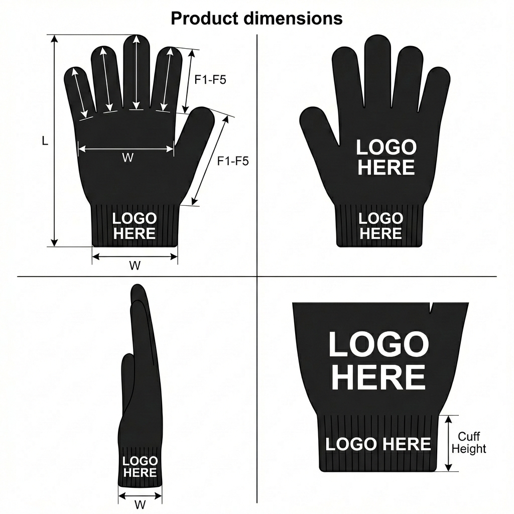 Cozy Knit Winter Gloves