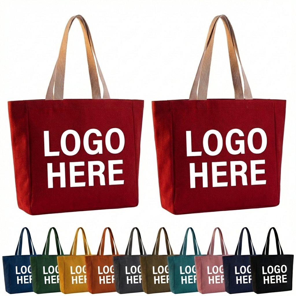 Classic Cotton Canvas Tote Bag