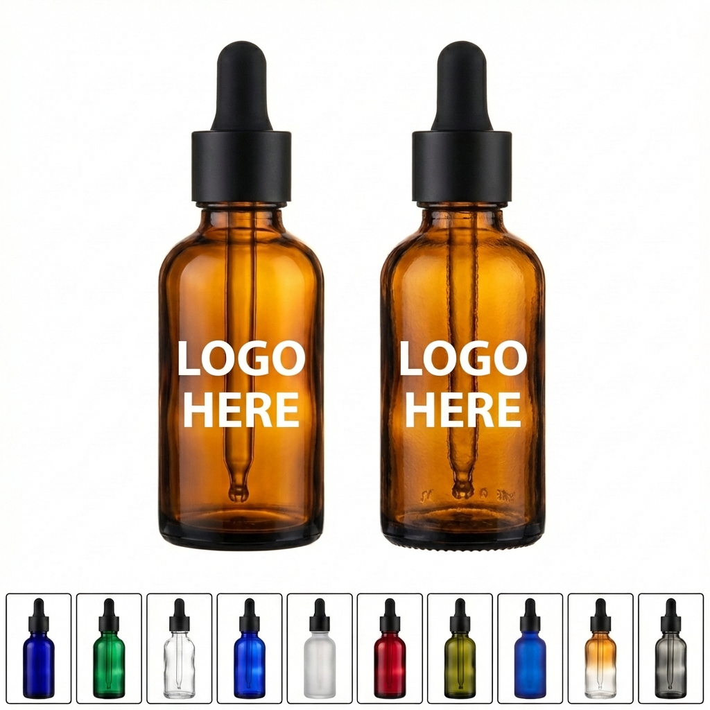 UV-Shield Essential Oil Dropper Bottle - 50ml Amber Glass