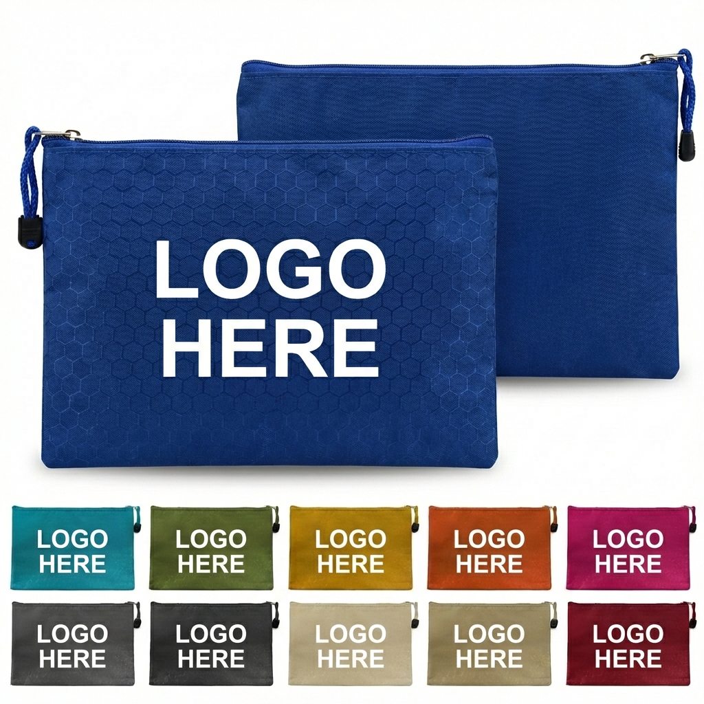 Slim Zipper Document Pouch