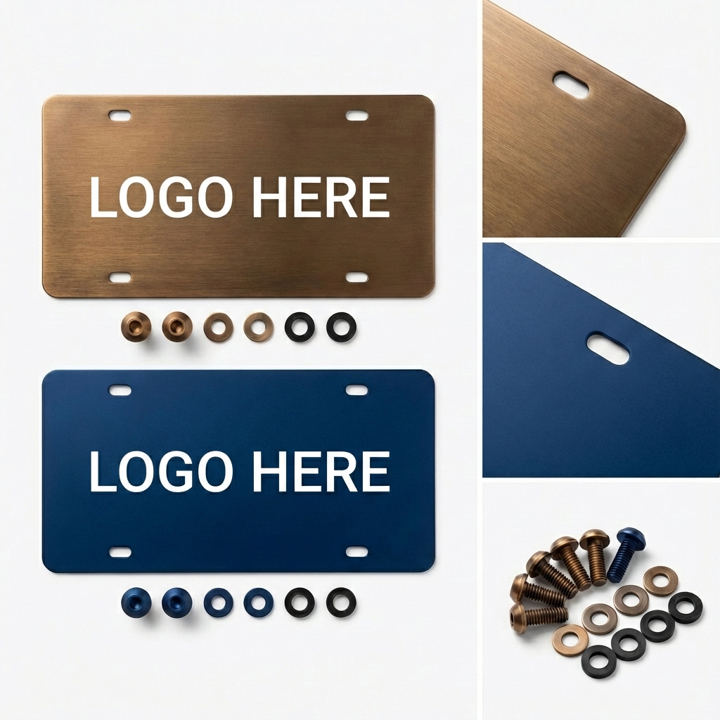 Smooth Finish Customizable License Plate Blank