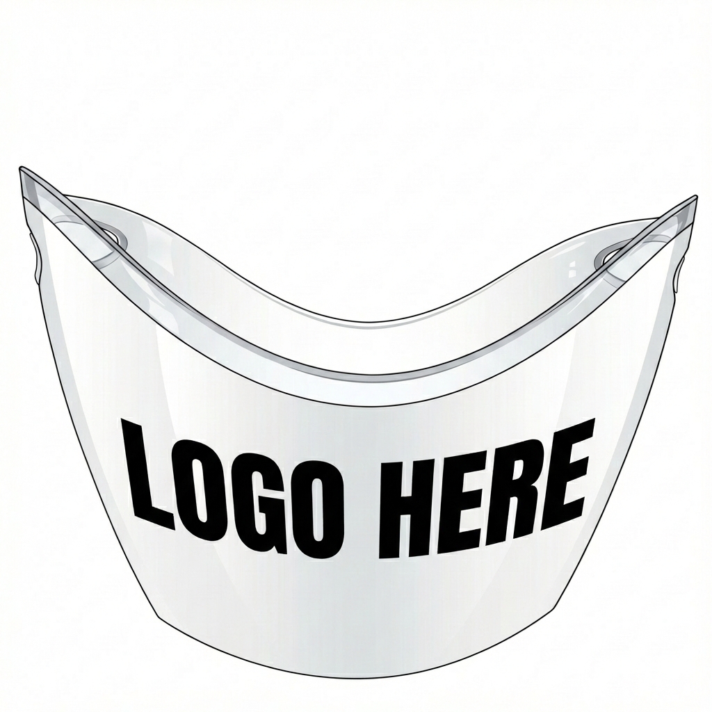 Modern Yuanbao Design 8L Plastic Party Ice Bucket