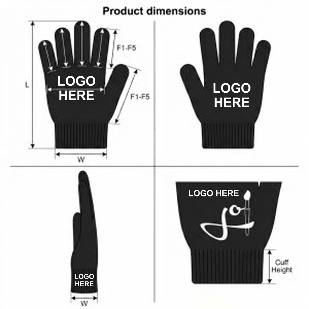 Cozy Knit Winter Gloves