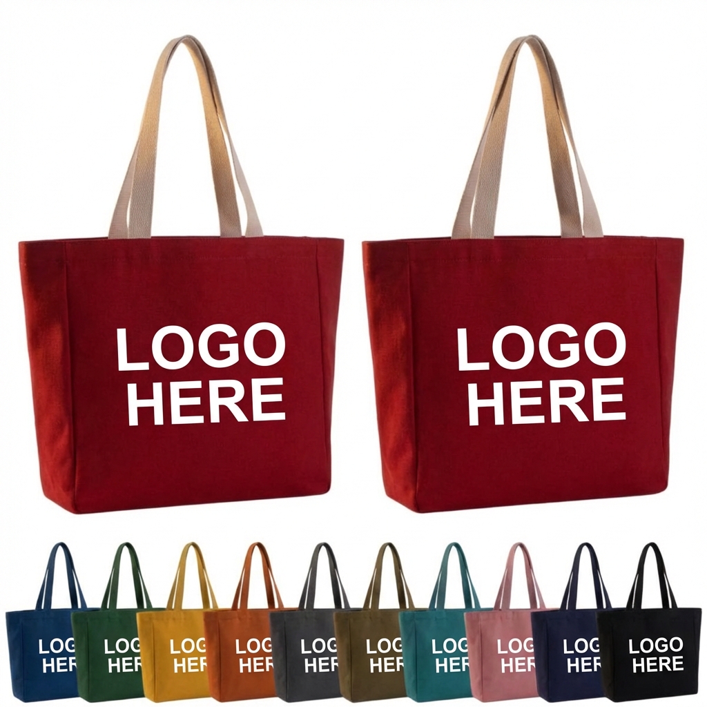 Classic Cotton Canvas Tote Bag