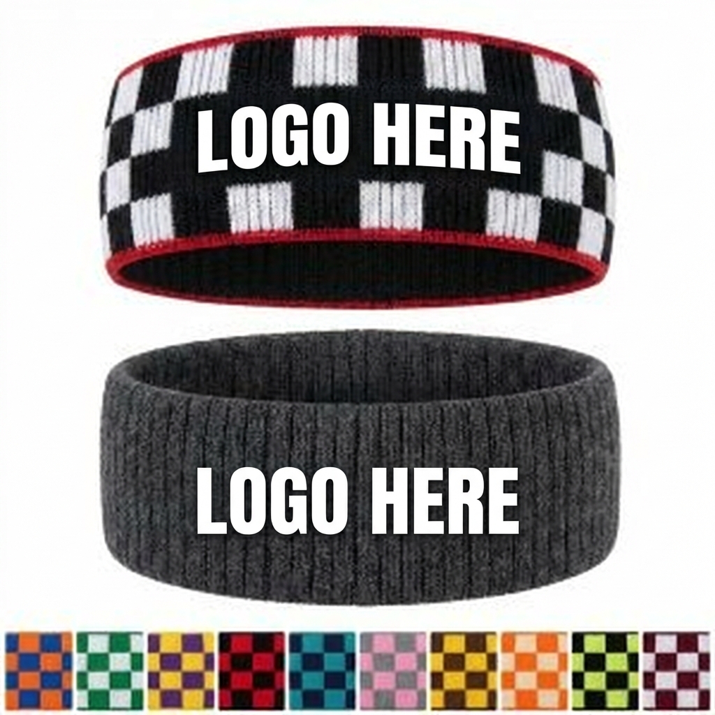 Stylish Sport Knit Bands: Sweat & Hair Control