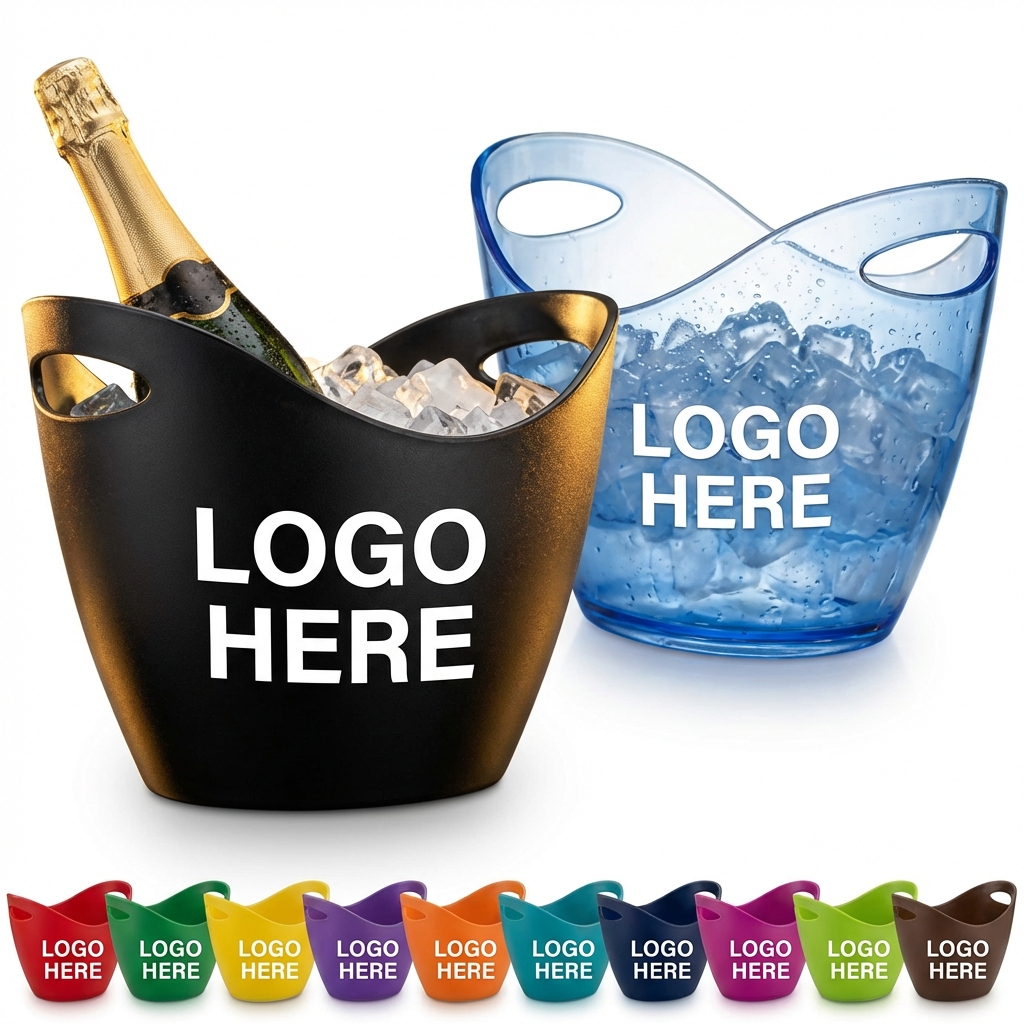 Modern Yuanbao Design 8L Plastic Party Ice Bucket